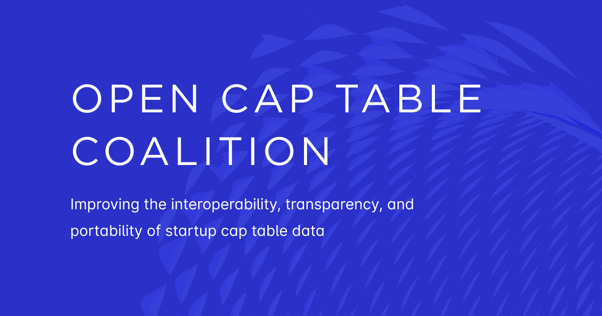 Open Cap Table Coalition Oct Open Cap Table Coalition Oct
